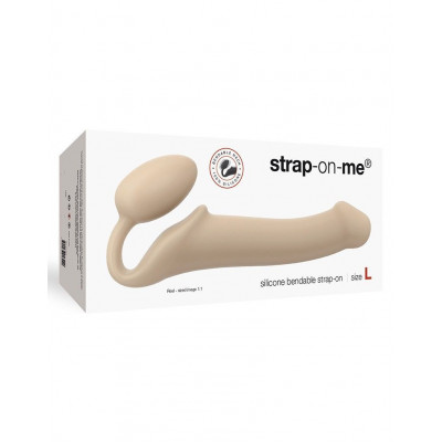 Безремневой страпон Strap-On-Me Flesh L, полностью регулируемый, диаметр 3,7см Безремневой страпон Strap-On-Me Flesh L, полностью регулируемый, диаметр 3,7см