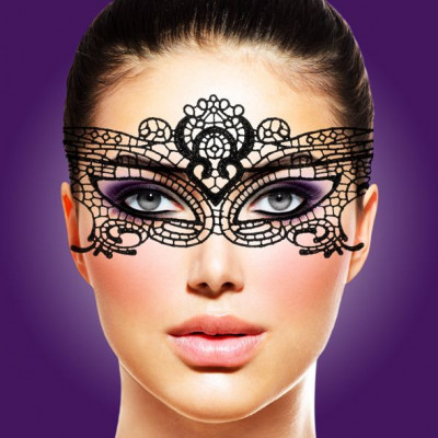 Ажурная маска на лицо RIANNE S - Masque III с лентами-завязками Ажурная маска на лицо RIANNE S - Masque III с лентами-завязками