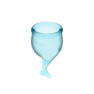 Менструальные чаши SATISFYER FEEL SECURE MENSTRUAL CUP LIGHT BLUE Менструальные чаши SATISFYER FEEL SECURE MENSTRUAL CUP LIGHT BLUE