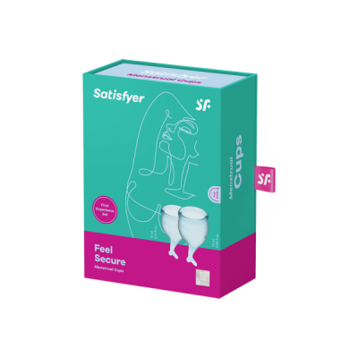 Менструальные чаши SATISFYER FEEL SECURE MENSTRUAL CUP LIGHT BLUE Менструальные чаши SATISFYER FEEL SECURE MENSTRUAL CUP LIGHT BLUE