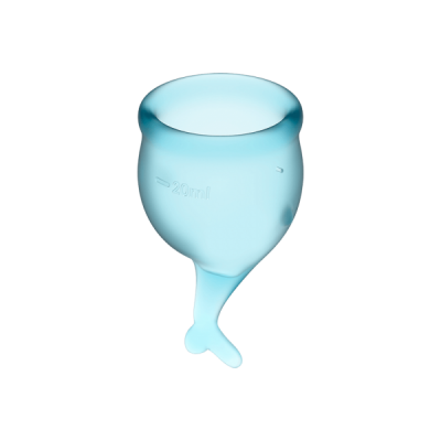 Менструальные чаши SATISFYER FEEL SECURE MENSTRUAL CUP LIGHT BLUE Менструальные чаши SATISFYER FEEL SECURE MENSTRUAL CUP LIGHT BLUE