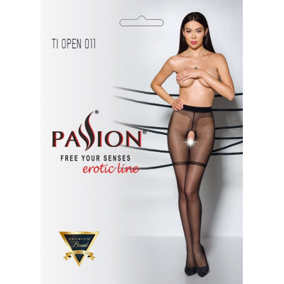 Колготки з відкритим доступом, контрастні шортики TIOPEN 011 beige 5 (20 den) — Passion Колготки з відкритим доступом, контрастні шортики TIOPEN 011 beige 5 (20 den) — Passion