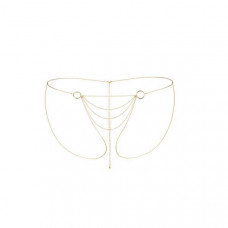 Ланцюжок-трусики Bijoux Indiscrets Magnifique Bikini Chain – Gold, прикраса для тіла