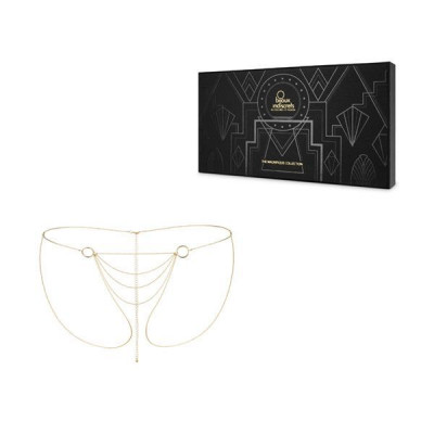 Ланцюжок-трусики Bijoux Indiscrets Magnifique Bikini Chain – Gold, прикраса для тіла Ланцюжок-трусики Bijoux Indiscrets Magnifique Bikini Chain – Gold, прикраса для тіла