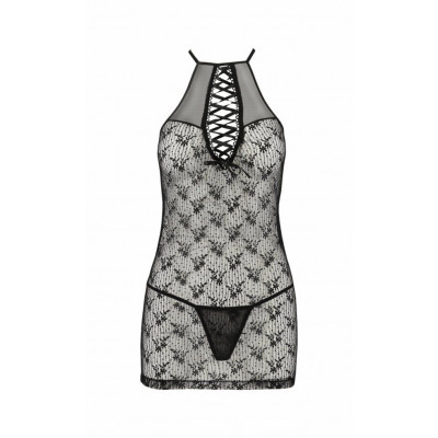 Напівпрозора сорочка AZALIA CHEMISE black S/M Passion Напівпрозора сорочка AZALIA CHEMISE black S/M Passion