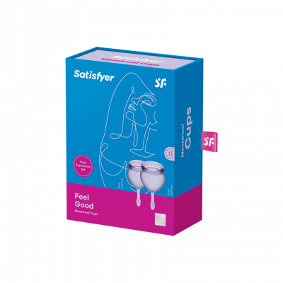 Менструальные чаши Satisfyer Feel good Menstrual Cup Lila Менструальные чаши Satisfyer Feel good Menstrual Cup Lila