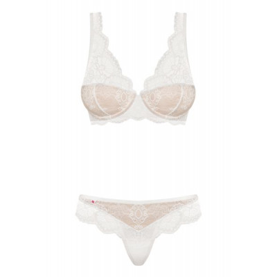 Комплект Obsessive 853-SET-2 set 2-pcs white S/M