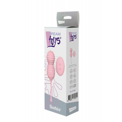 Вагинальные шарики с дистанционным пультом PLEASURE BALLS&EGGS BEEHIVE PINK Вагинальные шарики с дистанционным пультом PLEASURE BALLS&EGGS BEEHIVE PINK