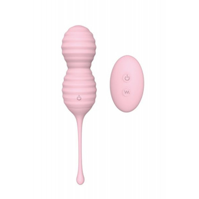 Вагинальные шарики с дистанционным пультом PLEASURE BALLS&EGGS BEEHIVE PINK