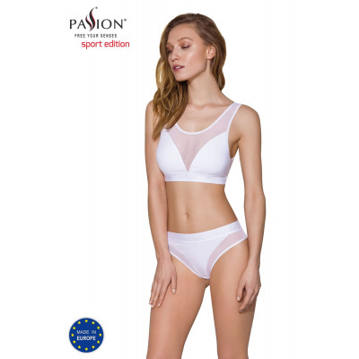 Трусики з прозорою вставкою Passion PS002 PANTIES white, size M Трусики з прозорою вставкою Passion PS002 PANTIES white, size M