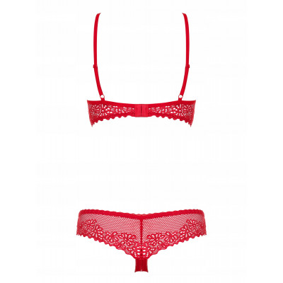 Комплект Obsessive ALABASTRA 2-PCS SET RED S/M Комплект Obsessive ALABASTRA 2-PCS SET RED S/M