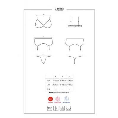 Комплект Obsessive Contica set S/M