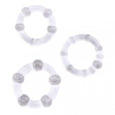Набор колец GK Power Cock Rings-Clear