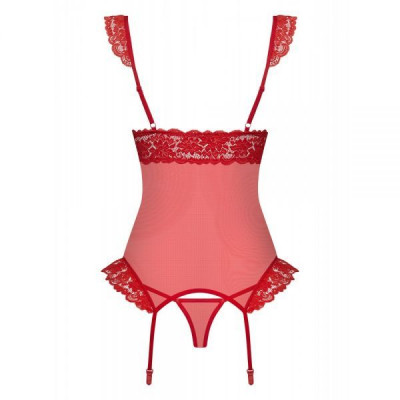 Корсет Obsessive 863-COR-3 corset & thong L/XL