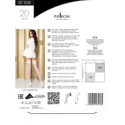 Панчохи ST108 1/2 nero - Passion Панчохи ST108 1/2 nero - Passion