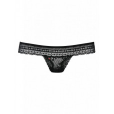 Стринги кружево черный Obsessive Picantina S/M