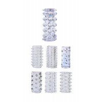 Набор насадок GK Power Penis Sleeve Kits-Clear