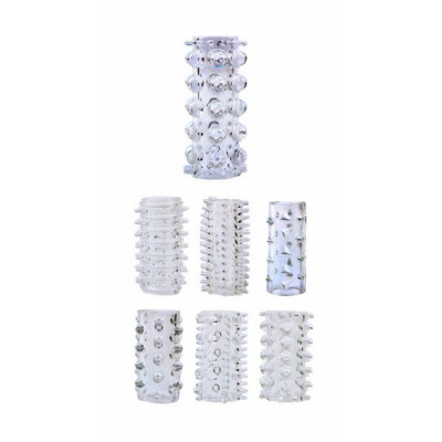 Набор насадок GK Power Penis Sleeve Kits-Clear