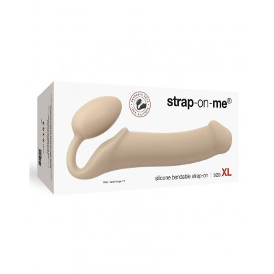 Безремневой страпон Strap-On-Me Flesh XL, полностью регулируемый, диаметр 4,5см Безремневой страпон Strap-On-Me Flesh XL, полностью регулируемый, диаметр 4,5см