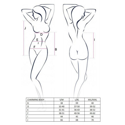 Боді CHARMING BODY black S/M - Passion Боді CHARMING BODY black S/M - Passion