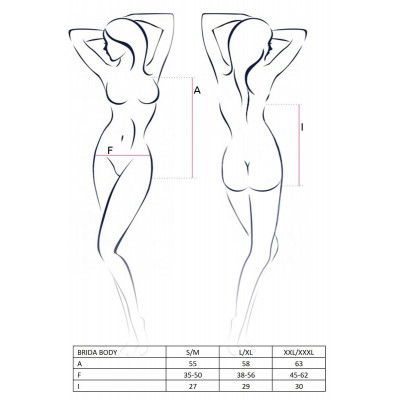 Боді BRIDA BODY red XXL/XXXL - Passion Exclusive Боді BRIDA BODY red XXL/XXXL - Passion Exclusive
