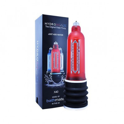 Гідро Bathmate Hydromax 9 Red (X40), для члена довжиною від 18 до 23см, діаметр до 5,5 см Гідро Bathmate Hydromax 9 Red (X40), для члена довжиною від 18 до 23см, діаметр до 5,5 см