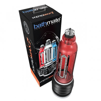 Гідропомпа Bathmate Hydromax 7 Red (X30), для члена довжиною від 12,5 до 18 см, діаметр до 5 см Гідропомпа Bathmate Hydromax 7 Red (X30), для члена довжиною від 12,5 до 18 см, діаметр до 5 см