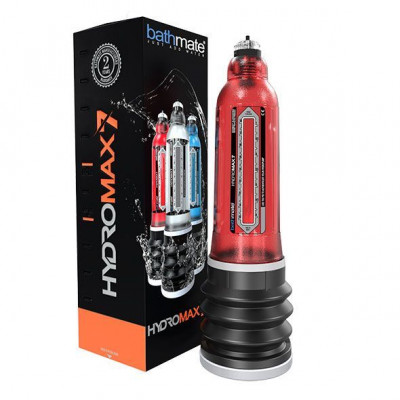 Гідропомпа Bathmate Hydromax 7 Red (X30), для члена довжиною від 12,5 до 18 см, діаметр до 5 см Гідропомпа Bathmate Hydromax 7 Red (X30), для члена довжиною від 12,5 до 18 см, діаметр до 5 см