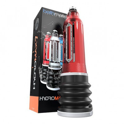 Гідропомпа Bathmate Hydromax 7 Red (X30), для члена довжиною від 12,5 до 18 см, діаметр до 5 см Гідропомпа Bathmate Hydromax 7 Red (X30), для члена довжиною від 12,5 до 18 см, діаметр до 5 см