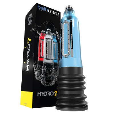 Гідропомпа Bathmate Hydro 7 Blue, для члена довжиною від 12,5 до 18 см, діаметр до 5 см Гідропомпа Bathmate Hydro 7 Blue, для члена довжиною від 12,5 до 18 см, діаметр до 5 см