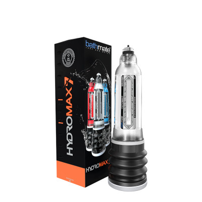 Гідропомпа Bathmate Hydromax 7 Clear (X30), для члена довжиною від 12,5 до 18 см, діаметр до 5 см Гідропомпа Bathmate Hydromax 7 Clear (X30), для члена довжиною від 12,5 до 18 см, діаметр до 5 см