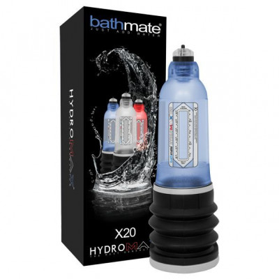 Гідропомпа Bathmate Hydromax 5 Blue (X20), для члена довжиною від 7,5 до 12,5 см, діаметр до 4,5 см Гідропомпа Bathmate Hydromax 5 Blue (X20), для члена довжиною від 7,5 до 12,5 см, діаметр до 4,5 см