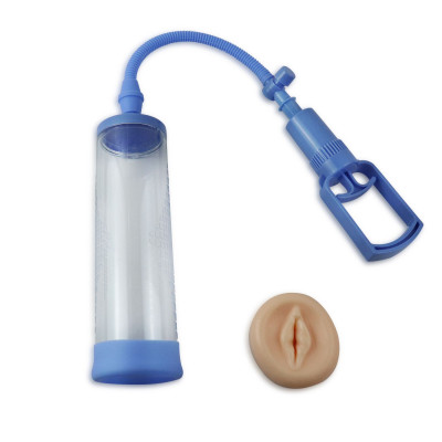 Вакуумна помпа з ручним насосом Men Powerup Blue Вакуумна помпа з ручним насосом Men Powerup Blue