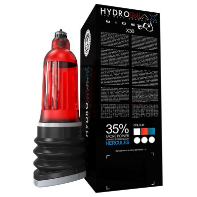 Гидропомпа Bathmate Hydromax 7 WideBoy Red (X30) для члена длиной от 12,5 до 18см, диаметр до 5,5см Гидропомпа Bathmate Hydromax 7 WideBoy Red (X30) для члена длиной от 12,5 до 18см, диаметр до 5,5см