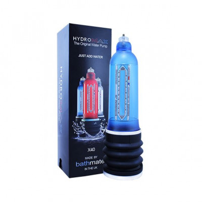 Гідропомпа Bathmate Hydromax 9 Blue (X40), для члена довжиною від 18 до 23см, діаметр до 5,5 см Гідропомпа Bathmate Hydromax 9 Blue (X40), для члена довжиною від 18 до 23см, діаметр до 5,5 см