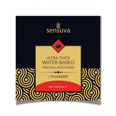 Пробник Sensuva - Ultra–Thick Water-Based Strawberry (6 мл)