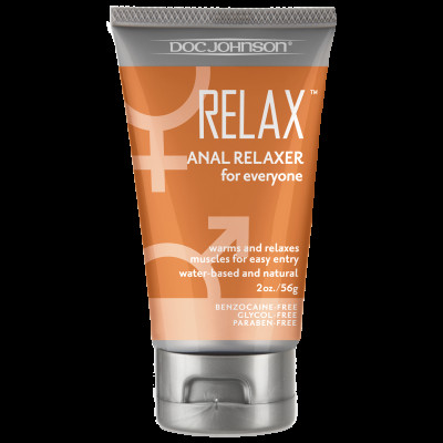 Розслабляючий і розігріваючий гель для анального сексу Doc Johnson RELAX Anal Relaxer (56 гр)