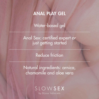 Анальна гель-змазка Bijoux Indiscrets Slow Sex Anal play gel Анальна гель-змазка Bijoux Indiscrets Slow Sex Anal play gel