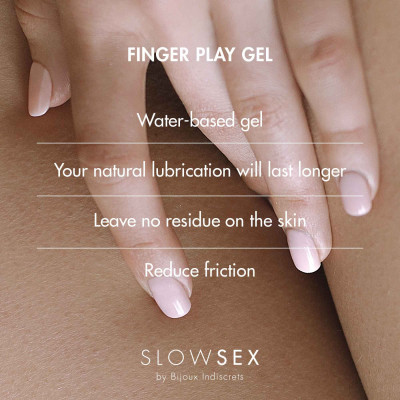 Гель-змазка для мастурбації Bijoux Indiscrets Slow Sex Finger play gel Гель-змазка для мастурбації Bijoux Indiscrets Slow Sex Finger play gel