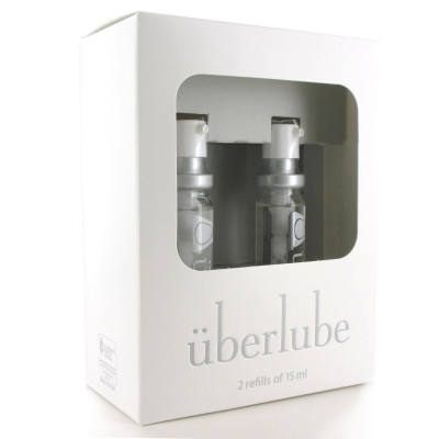 Преміум лубрикант 3в1 на силіконовій основі Uberlube Good-to-Go Refills (2 шт. по 15 мл з дозатором) Преміум лубрикант 3в1 на силіконовій основі Uberlube Good-to-Go Refills (2 шт. по 15 мл з дозатором)