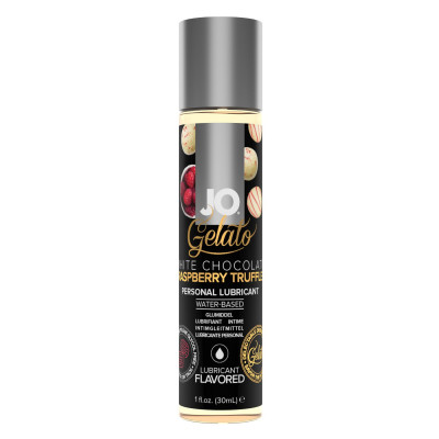 Змазка на водній основі System JO GELATO White Chocolate Raspberry (30 мл) без цукру та парабенів