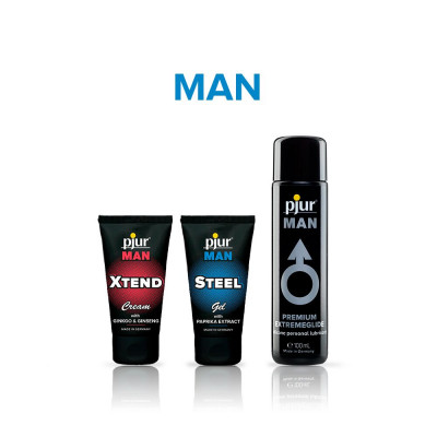 Густа силіконова змазка pjur MAN Premium Extremeglide 100 мл із тривалим ефектом, економна Густа силіконова змазка pjur MAN Premium Extremeglide 100 мл із тривалим ефектом, економна