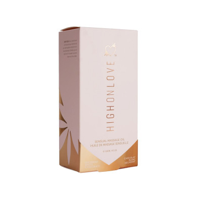Масажна олія HighOnLove Massage Oil - Decadent White Chocolate (120 мл) з маслом насіння конопель Масажна олія HighOnLove Massage Oil - Decadent White Chocolate (120 мл) з маслом насіння конопель