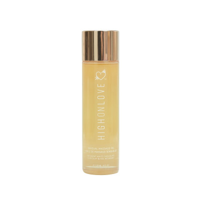 Масажна олія HighOnLove Massage Oil - Decadent White Chocolate (120 мл) з маслом насіння конопель Масажна олія HighOnLove Massage Oil - Decadent White Chocolate (120 мл) з маслом насіння конопель