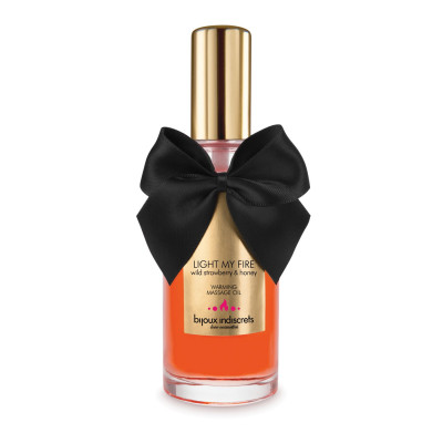 Разогревающее масло Bijoux Indiscrets Light my Fire – Wild Strawberry&Honey Разогревающее масло Bijoux Indiscrets Light my Fire – Wild Strawberry&Honey
