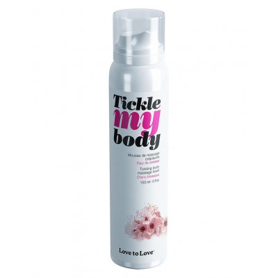 Масажна піна Love To Love TICKLE MY BODY Cherry Blossom (150 мл) зволожуюча Масажна піна Love To Love TICKLE MY BODY Cherry Blossom (150 мл) зволожуюча