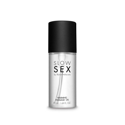 Разогревающее съедобное массажное масло Bijoux Indiscrets Slow Sex Warming massage oil Разогревающее съедобное массажное масло Bijoux Indiscrets Slow Sex Warming massage oil
