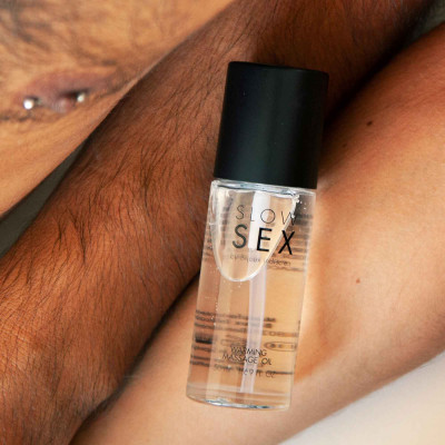 Разогревающее съедобное массажное масло Bijoux Indiscrets Slow Sex Warming massage oil Разогревающее съедобное массажное масло Bijoux Indiscrets Slow Sex Warming massage oil
