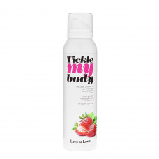 Масажна піна Love To Love TICKLE MY BODY Strawberry (150 мл) зволожуюча