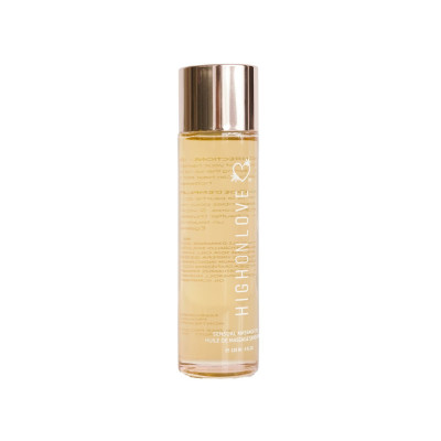 Масажна олія HighOnLove Massage Oil - Strawberry & Champagne (120 мл) з маслом насіння конопель Масажна олія HighOnLove Massage Oil - Strawberry & Champagne (120 мл) з маслом насіння конопель